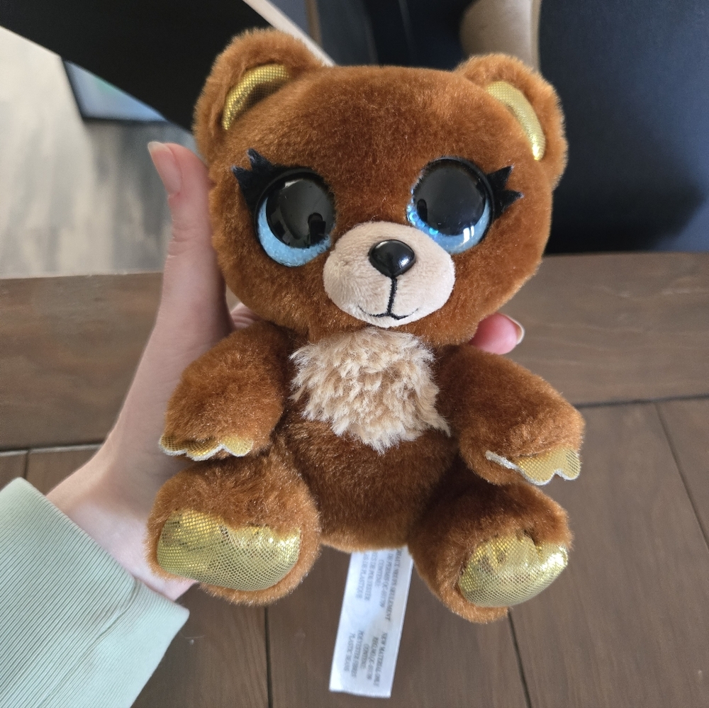 Brown and Gold Coco Surprise Felix Plush Bear